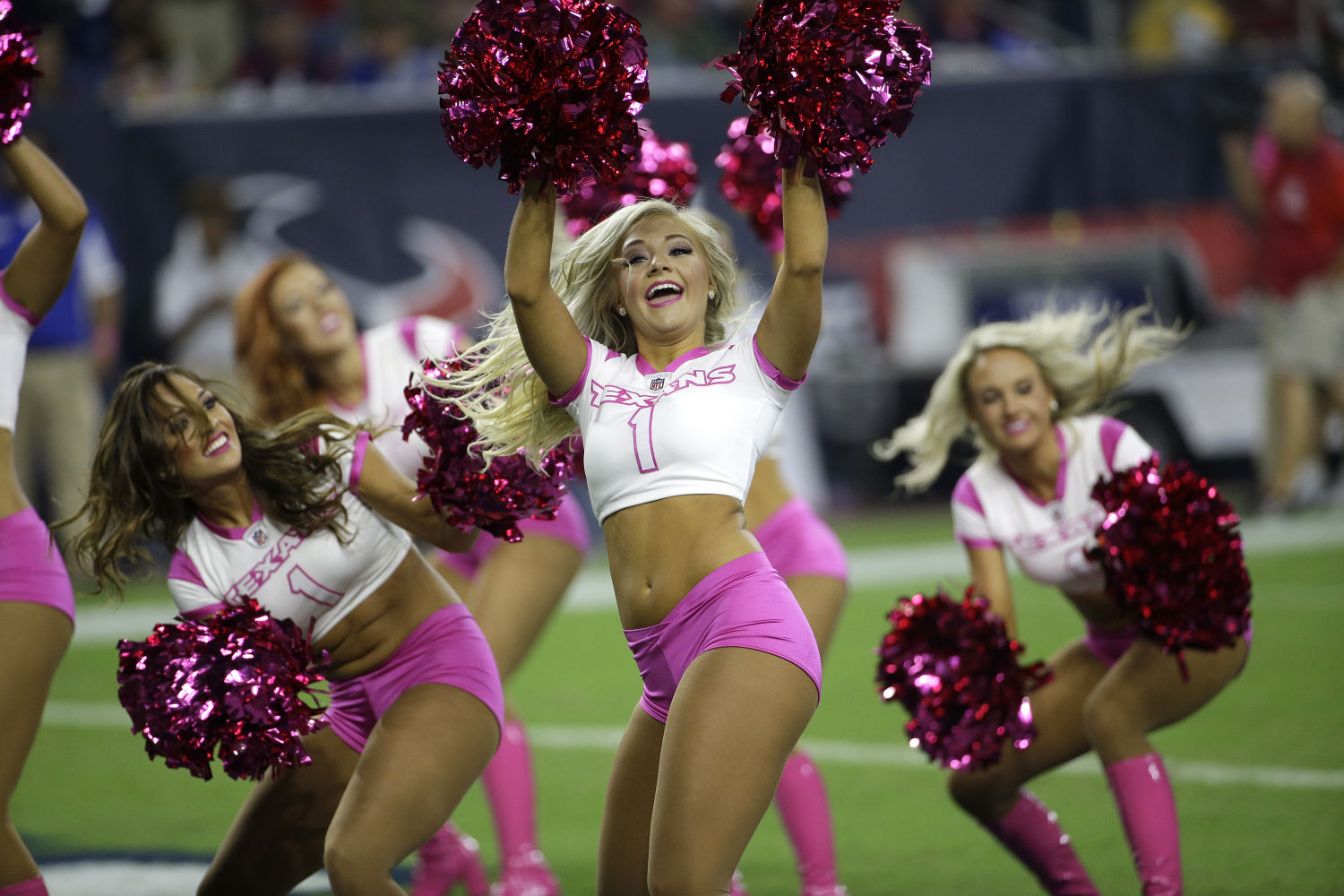 Houston Texans Cheerleaders Breast Cancer Awareness
